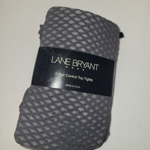 Lane Bryant Gray Control Top Tights